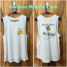 Load image into Gallery viewer, Hand Tie-Dyed Ask Me About My Kite Women&#39;s Style Tank
