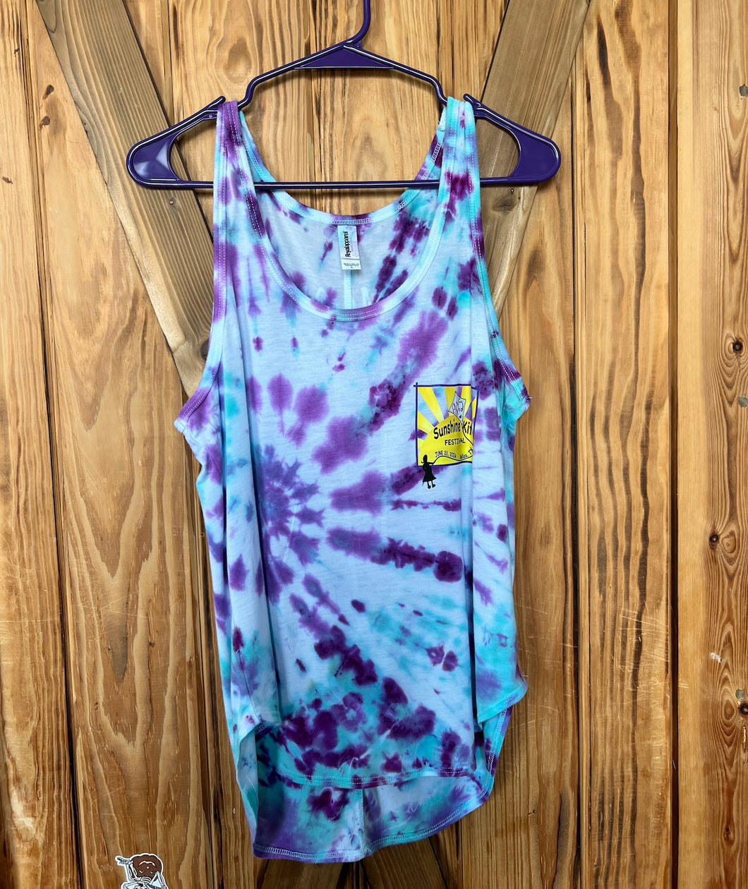 Hand Tie-Dyed Ask Me About My Kite Women's Style Tank