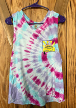 Load image into Gallery viewer, Hand Tie-Dyed Ask Me About My Kite Women&#39;s Style Tank
