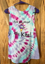 Load image into Gallery viewer, Hand Tie-Dyed Ask Me About My Kite Women&#39;s Style Tank
