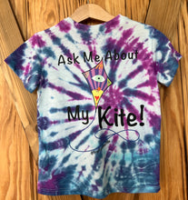 Load image into Gallery viewer, Hand Tie-Dyed Ask Me About My Kite T-Shirt
