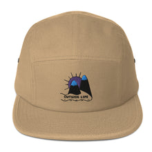Load image into Gallery viewer, Outside Life Camper Style Hat - Grey/Tan Purple Sun
